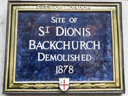 St Dionis Backchurch Site (id=1968)